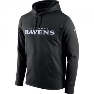 Baltimore Ravens Nike Circuit Wordmark Essential Performance Pullover Hoodie Black