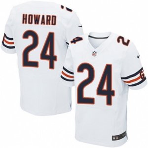 Men\'s Nike Chicago Bears #24 Jordan Howard Elite White NFL Jersey