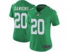 Women Nike Philadelphia Eagles #20 Brian Dawkins Limited Green Rush NFL Jersey