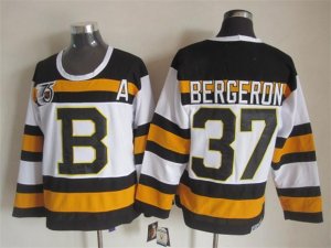 NHL Boston Bruins #37 Patrice Bergeron white jerseys[m&n 75th]