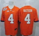 NCAA Clemson Tigers #4 Deshaun Watson Orange 1975-1978 Fuller Stitched Jersey