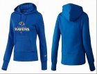 Women Baltimore Ravens Logo Pullover Hoodie-005