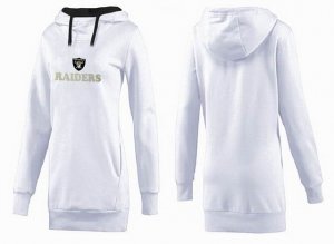 Women Oakland Raiders Logo Pullover Hoodie-007