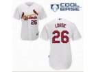 mlb St. Louis Cardinals #26 Kyle Lohse white jerseys