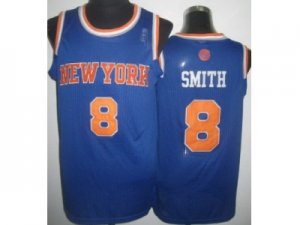 NBA New York Knicks #8 JR Smith Blue jerseys(Revolution 30)