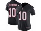 Women Nike Atlanta Falcons #10 Steve Bartkowski Vapor Untouchable Limited Black Alternate NFL Jersey