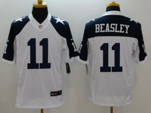 Nike Dallas Cowboys #11 Cole Beasley White Thanksgiving Jerseys(Limited)