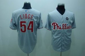 mlb philadelphia phillies #54 lidge grey