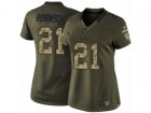 Women Nike Philadelphia Eagles #21 Patrick Robinson Limited Green Salute to Service NFL Jersey