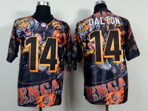 Nike Cincinnati Bengals #14 Andy Dalton camo jerseys[Elite Fanatical Version]