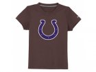 nike indianapolis colts sideline legend authentic logo youth T-Shirt brown