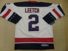 nhl new york rangers #2 leetch white(2012 winter classic)