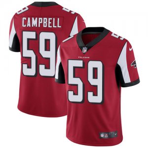 NikeFalcons #59 De\'Vondre Campbell Red Vapor Untouchable Player Limited Jersey