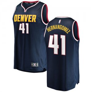 Nuggets #41 Juan Hernangomez Navy Nike Swingman Jersey