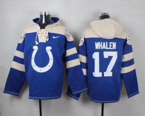 Nike Indianapolis Colts #17 Griff Whalen Royal Blue Player Pullover NFL Hoodie