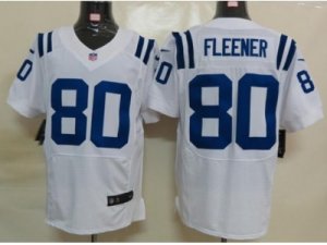 Nike indianapolis colts #80 fleener white Elite Jerseys