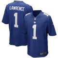 Nike Giants #1 Dexter Lawrence Royal 2019 NFL Draft First Round Pick Vapor Untouchable Limited Jersey