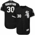 Men's Majestic Chicago White Sox #30 David Robertson Black Flexbase Authentic Collection MLB Jersey