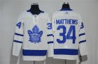 Men Adidas Toronto Maple Leafs #34 Auston Matthews White Adidas Jersey