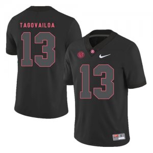 Alabama Crimson Tide 13 Tua Tagovailoa 13 Tua Tagovailoa Black Shadow Nike College Football Jersey