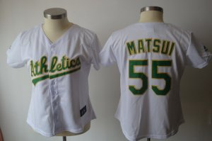 MLB Women Jerseys oakland athletics #55 matsui white