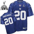 New York Giants #20 Amukamara 2012 Super Bowl XLVI Blue
