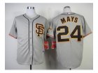 mlb jerseys san francisco giants #24 mays grey