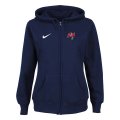 Women NEW Tampa Bay Buccaneers Ladies Tailgater Full Zip Hoodie Blue