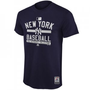 MLB Men\'s New York Yankees Majestic Big & Tall Authentic Collection Property T-Shirt - Navy