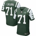 Mens Nike New York Jets #71 Ben Ijalana Elite Green Team Color NFL Jersey