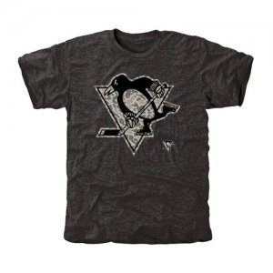 Mens Pittsburgh Penguins Black Rink Warrior T-Shirt