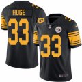 Men Nike Pittsburgh Steelers #33 Merril Hoge Black Color Rush Limited Jersey