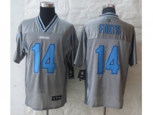 Nike San Diego Charger #14 Fouts Grey Jerseys(Vapor Elite)