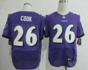 Nike Baltimore ravens #26 Matt Elam Purple Jerseys(Elite )