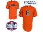 2012 world series mlb san francisco giants #8 pence orange