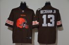 Nike Browns #13 Odell Beckham Jr. Brown Vapor Untouchable Limited Jersey
