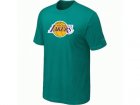 Los Angeles Lakers Big & Tall Primary Logo Green T-Shirt