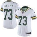 Women's Nike Green Bay Packers #73 JC Tretter Limited White Rush NFL Jersey