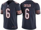 Mens Chicago Bears #6 Jay Cutler Navy Color Rush Limited JerseyMens