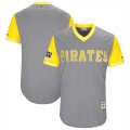 Pirates Gray 2018 Players Weekend Authentic Team Jersey