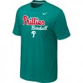 Nike MLB Philadelphia Phillies 2014 Home Practice T-Shirt - Green