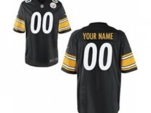 Men\'s Nike Pittsburgh Steelers Customized Game Team Color Jerseys (S-4XL)