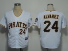 MLB Pittsburgh Pirates #24 Alvarez White[Cool Base]