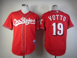 mlb jerseys cincinnati reds #19 votto red[new]