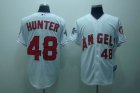 mlb los angeles angels #48 hunter white[cool base]