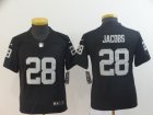 Nike Raiders #28 Josh Jacobs Black Youth Vapor Untouchable Limited Jersey