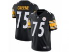 Mens Nike Pittsburgh Steelers #75 Joe Greene Vapor Untouchable Limited Black Team Color NFL Jersey