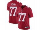 Mens Nike New York Giants #77 John Jerry Vapor Untouchable Limited Red Alternate NFL Jersey