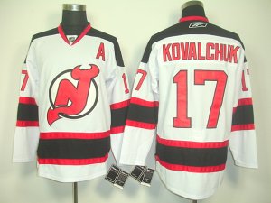 nhl devils #17 kovalchuk white