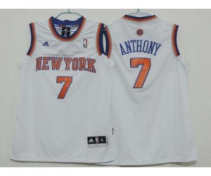 youth nba new york knicks #7 anthony white[revolution 30 swingman]